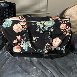 Herschel Supply Company Floral Travel Bag - Black and Multicolor